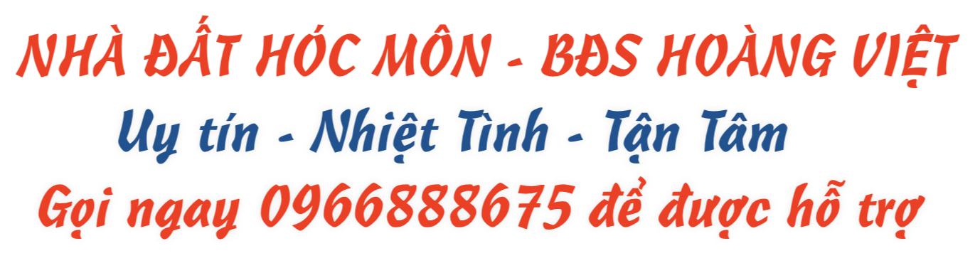 Dịch vụ nhà đất Hóc Môn